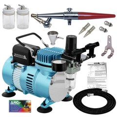 PAASCHE H Single-Action AIRBRUSH SET-AIR COMPRESSOR