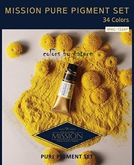 Mission Gold Class Pure Pigment Water Color MWC-1534P, 15ml 34 Colors