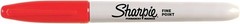 Permanent Markers Fine Tip Black Red 2 Pack Quick Dry Water Fade Proof Versat…