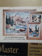 RARE Vintage Craft Master Mountain Waters Paint By Number Set NA-444 Palmer Pann