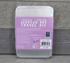Art 101 Creative Tools SCRATCH ART Travel Kit & Tin Case – NEW SEALED!!