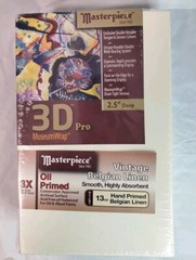 MASTERPIECE Z1DO-0711 3D Pro 2.5″ Vintage L21C Belgian Linen 13.0 oz Canvas 7×11