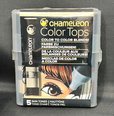 New Chameleon Color Tops 5-pc. Professional Alcohol-Based Ink Skin Tones CT4510