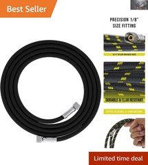 Professional 10′ Nylon Braided Airbrush Hose – Perfect for Crafts & Art Projects