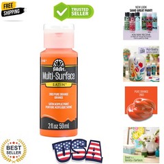 Multi-Surface Paint in Assorted Colors 2 oz, 2903, Pure Orange