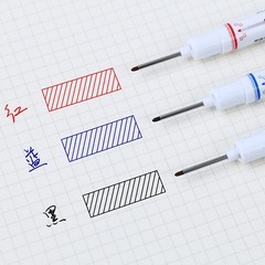 5X Deep Reach Marker Waterproof Construction Pen Long Nip Drill Markers