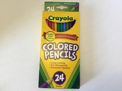 Crayola 24 CT Colored Pencils Pre-Sharpened **New/See Pictures and Description*