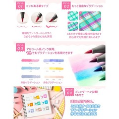 Ohuhu x Sanrio 80 Color + 1 Blender Brush & Fine Marker Set Pastel Tones Japan