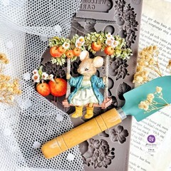 Sweet Garden | 5″ x 8″ Silicone Decor Mould | Prima Marketing
