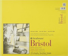 300 Series Bristol Drawing Pad – 14×17, 20 Sheets, Smooth Surface