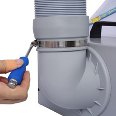 Portable Airbrush Spray Booth Kit with 3 LED Lights & 360° Turntable
