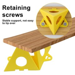 24 piece Pyramid Stand Painting Premium Plastic Paint Triangle Locking System