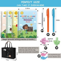 Magic Grooved Handwriting Practice Book for Kids 35 Years | Tiny Thinkers Reu…