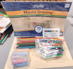 KIDS ART SUPPLY & COLORING LOT | Great for Crafting, School, or Creative Fun!
