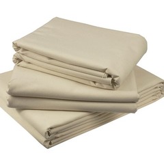Canvas Fabric 12oz Cotton Duck 84 x 6 Yards Unprimed Bulk Creative Mark Deluxe
