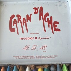 Vintage Rare Caran d’Ache Neocolor II Aquarelle Swiss Made