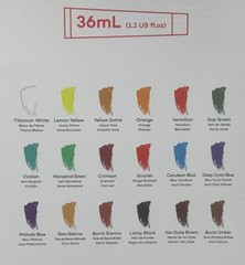 Mont Marte Signature 18 Colors Acrylic Paint Set 36ml (1.2oz) Each – SEALED!