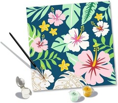 Ravensburger 23729 CreArt-Painting by Numbers 23729-Exotic Flowers-from 12 Years