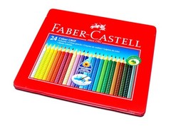 Faber Castell Grip 2001 Set Colour Grip Pencil Tin 24 112423 PB572