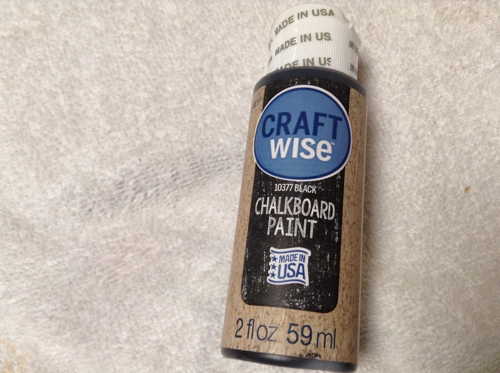 NEW Craft Wise Chalkboard Paint Black Size 2 oz FREE SHIP