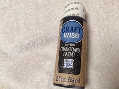 NEW Craft Wise Chalkboard Paint Black Size 2 oz FREE SHIP
