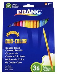 18 PCS DuoColor Colored Pencil Sets 3mm 2B #1 Assorted Lead Colors Drawing