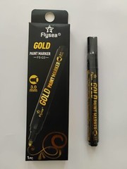 Permanent Markers Paint Pens Mirror Waterproof Gold Silver Copper Paint DIY