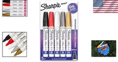 Assorted Oil Paint Markers with Medium Point – Perfect for Crafting & Rock Art