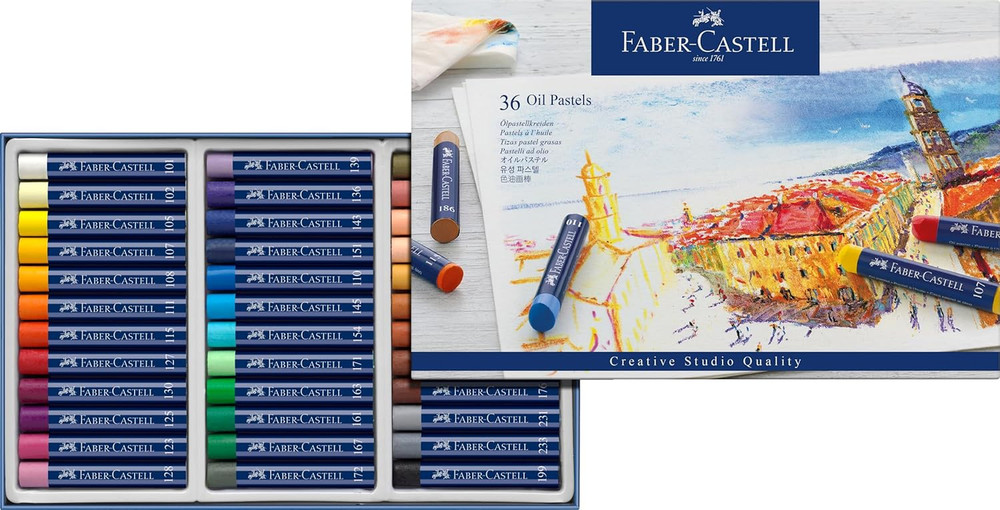 Creative Studio Oil Pastel Crayons – 36 Vibrant Colors