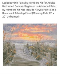 Paint by Number Kit: Everything You Need to Re-Create 8 Vintage Masterpieces