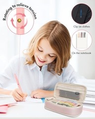 25PCS Aesthetic School Supplies Set – Big Capacity Pen Case, No Bleed Pastel Hig