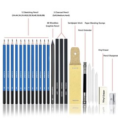 144 Pack Drawing Sketching Coloring Set,Include 120 Professional Soft Core Color