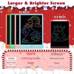 Flueston Lcd Writing Tablet Doodle Board Toys Gifts For 3-8 Year Old Girls Boys