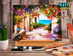 Oil Paint Set for Adults and Kids – Art Supplies Painting Kits with 24 Oil Pa…