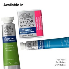 Winsor & Newton Cotman Watercolor 0.25 Fl Oz (Pack of 1), Permanent Rose