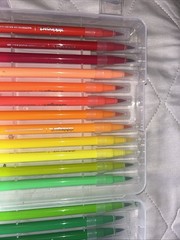 kingart Watercolor Brush Markers 36 Set Multicolor Solid Finish Brush Pens