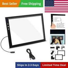 13”x 9” LED Artist tracing Light Box Copy Table, Adjustable High Brightness L…