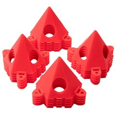 Sesyomr 20-Piece Plastic Painting Stand Set – Elevating Canvas, Stable red