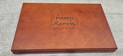 Marco 3100-72 72-Color Colored Pencils in Wooden Box