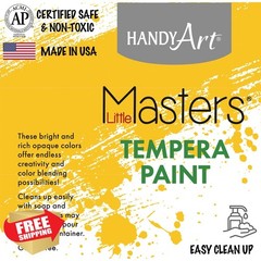 Handy Art Tempera Paint Black Gallon 128 Fl Oz