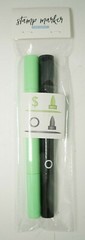 NEW Horizon Group USA Stamp Market Two Count Green & Black