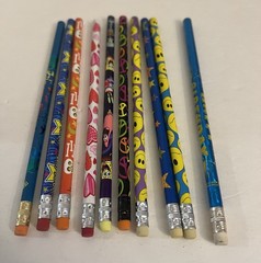 Assorted Kids Lead Pencil No . 2 Multi Colors Set Of 10