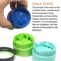 8-Color Chalk Paste Paint Set ，Chalk Ink Paste for Silk Screen Stencils,