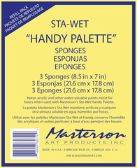 Sta-Wet Handy Sponge Refill, 8.5 X 7 Inches, Package of 3 (857.53)