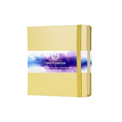 Sketchbook Acid-Free Paper 160gsm 120 Pages Sewn Binding 4.7″ X 4.7″ Journal