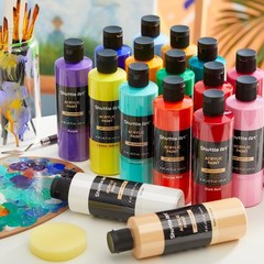 Shuttle Art Acrylic Paint, 24 Colors 8.45 Fl Oz (Pack of 24), 24