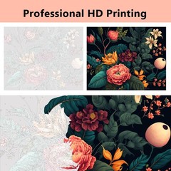 Colorful Flowers Paint Kit Beautiful Botanical Garden Blooms Full Drill Art