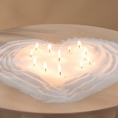 Pearl Candle 18 oz. Long-Lasting Fragrance (up to 120 Hours) 3″W x 8″H, White