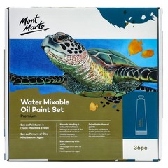 MPOW3618 Water-Soluble Oil Paint, Diluted with Water, 1.2 x 0.6 fl oz (36 Col…
