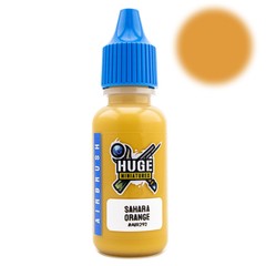 Huge Miniatures Airbrush Paint, Sahara Orange Acrylic Model Color – 17ml Bottle